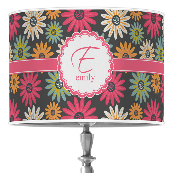 Custom Daisies Drum Lamp Shade (Personalized)