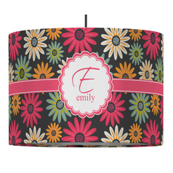 Daisies Drum Pendant Lamp (Personalized)