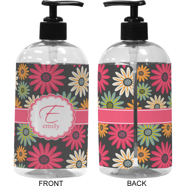 Daisies 16 oz Plastic Liquid Dispenser (Approval)