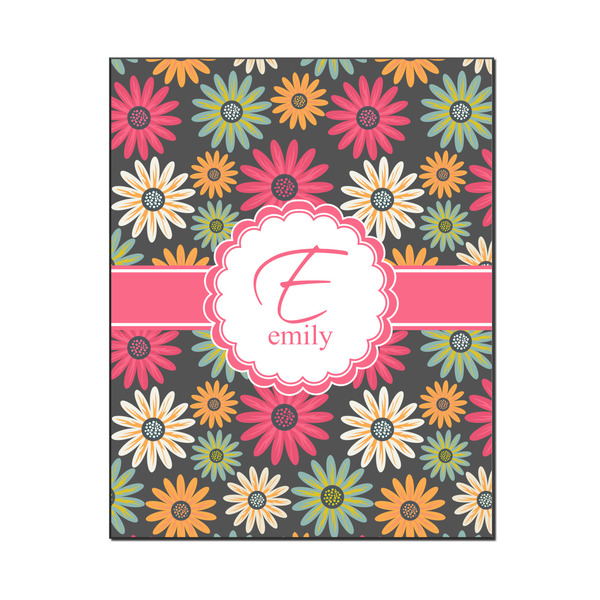 Custom Daisies Wood Print - 16x20 (Personalized)