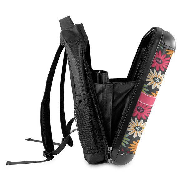 Daisies 18" Hard Shell Backpacks - SIDE OPEN