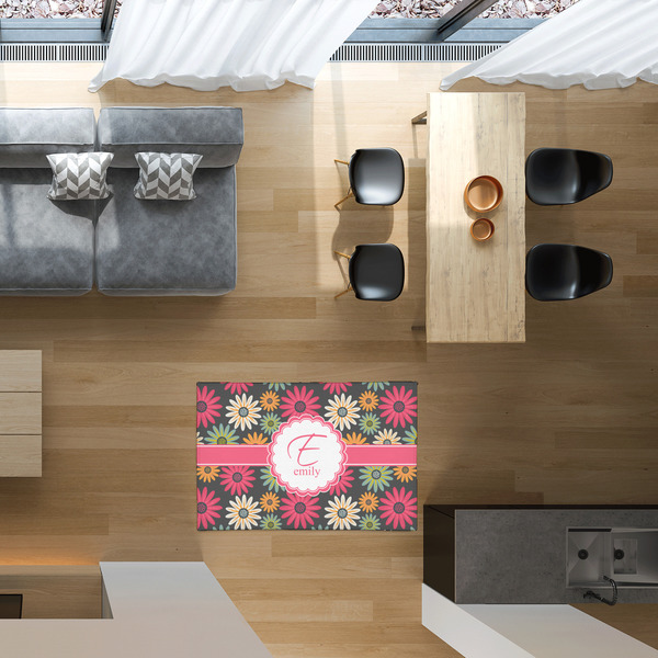 Daisies 2'x3' Indoor Area Rugs - IN CONTEXT