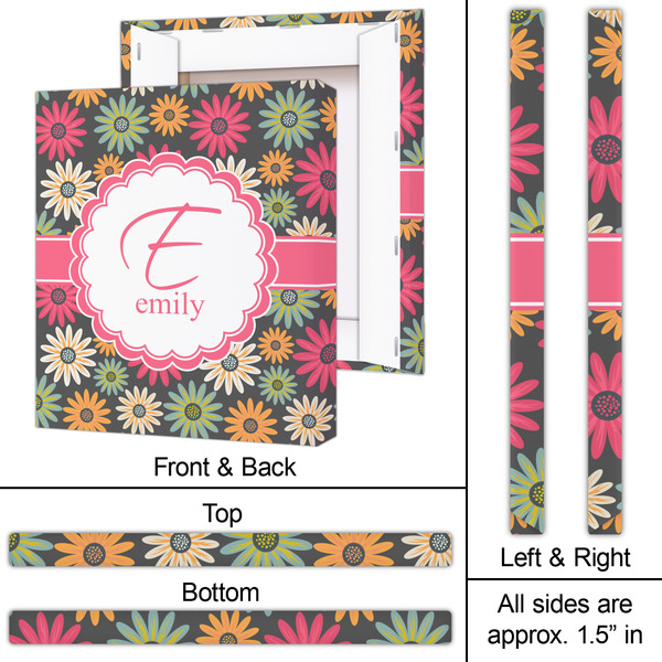 Daisies 20x24 - Canvas Print - Approval