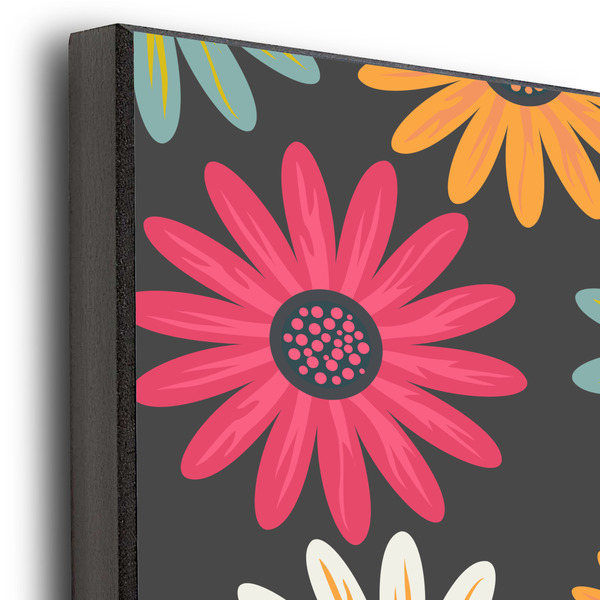 Daisies 20x24 Wood Print - Closeup