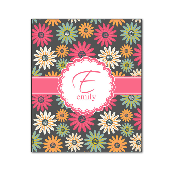 Custom Daisies Wood Print - 20x24 (Personalized)
