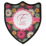 Daisies Iron On Patch - Shield (Personalized)