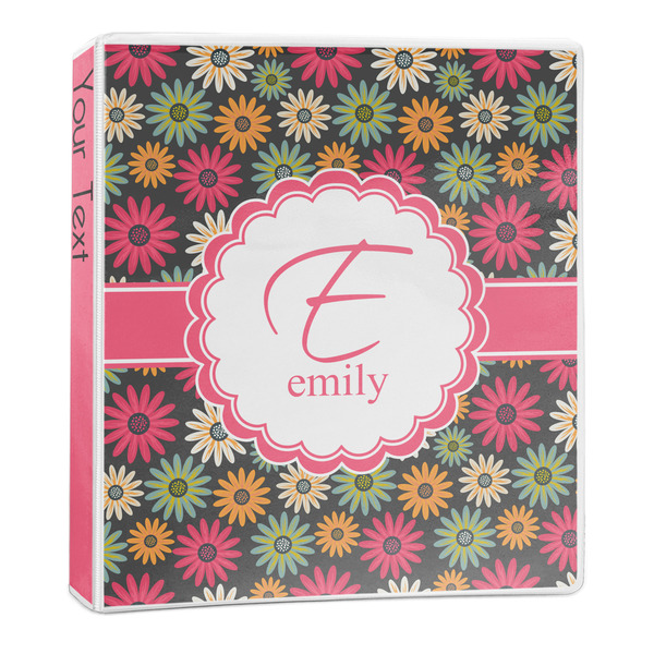 Custom Daisies 3-Ring Binder - 1 inch (Personalized)