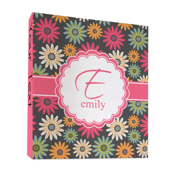 Daisies 3 Ring Binders - Full Wrap - 1" - FRONT
