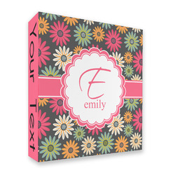 Daisies 3 Ring Binder - Full Wrap (Personalized)