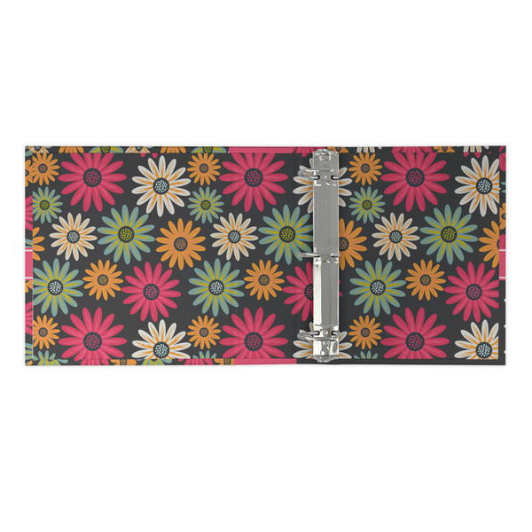 Daisies 3 Ring Binders - Full Wrap - 2" - OPEN INSIDE