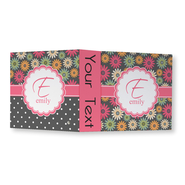 Daisies 3 Ring Binders - Full Wrap - 3" - OPEN OUTSIDE
