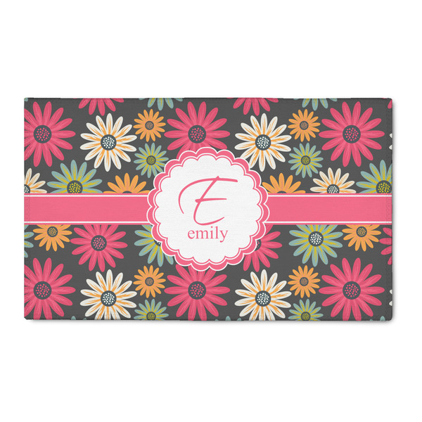 Custom Daisies 3' x 5' Patio Rug (Personalized)