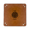Daisies 6" x 6" Leatherette Snap Up Tray - FLAT FRONT