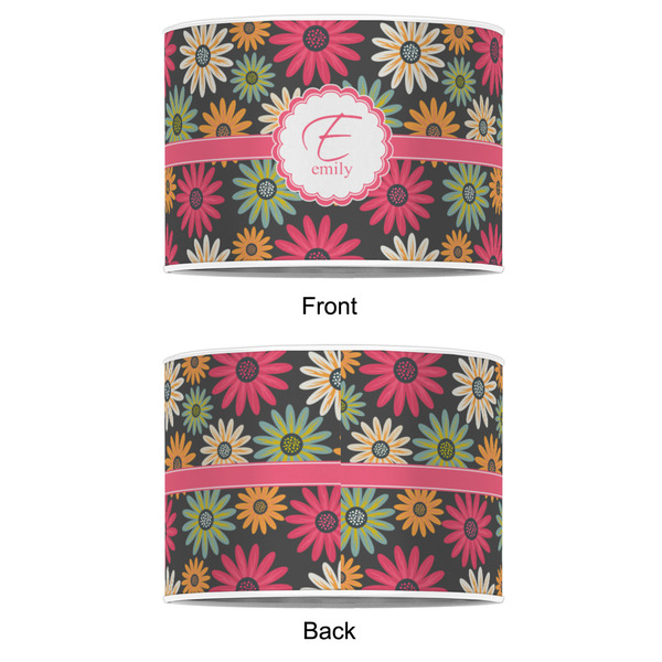 Daisies 8" Drum Lampshade - APPROVAL (Poly Film)