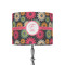 Daisies 8" Drum Lampshade - ON STAND (Fabric)