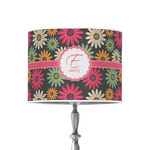 Daisies 8" Drum Lamp Shade - Poly-film (Personalized)