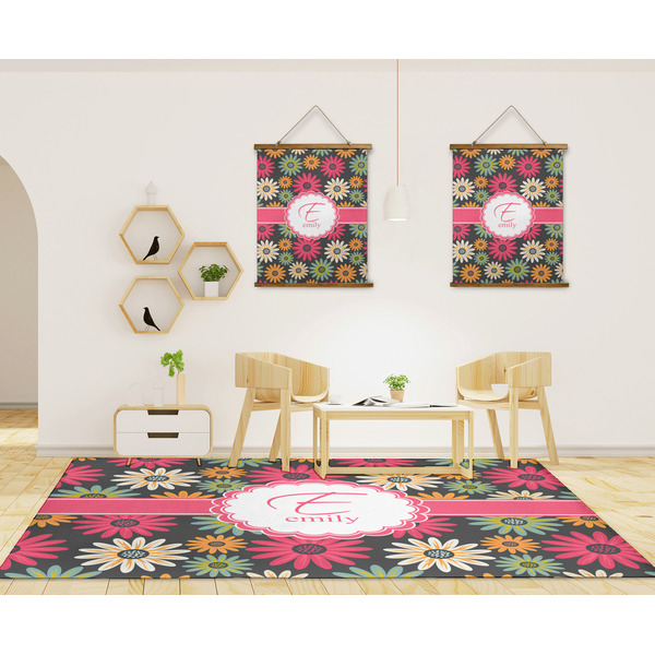 Daisies 8'x10' Indoor Area Rugs - IN CONTEXT