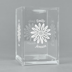 Daisies Acrylic Pen Holder (Personalized)