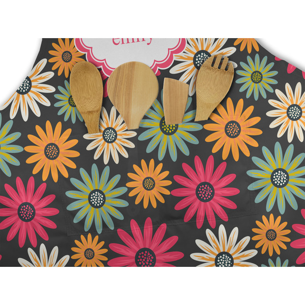 Daisies Apron - Pocket Detail with Props