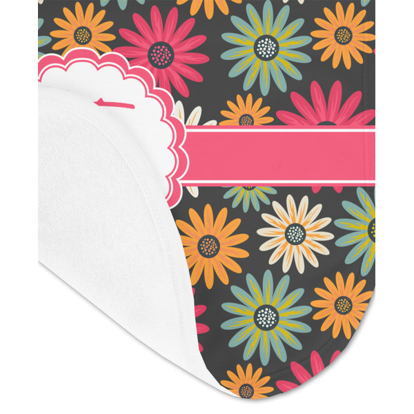 Daisies Baby Bib - AFT detail