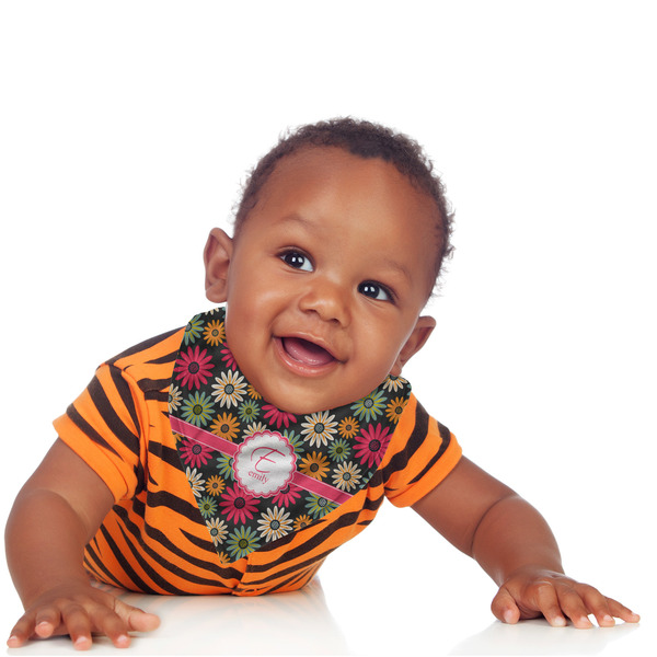 Daisies Bandana Bib - (Lifestyle 1 boy)