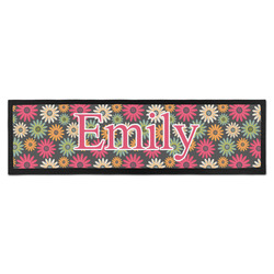 Daisies Bar Mat - Large (Personalized)