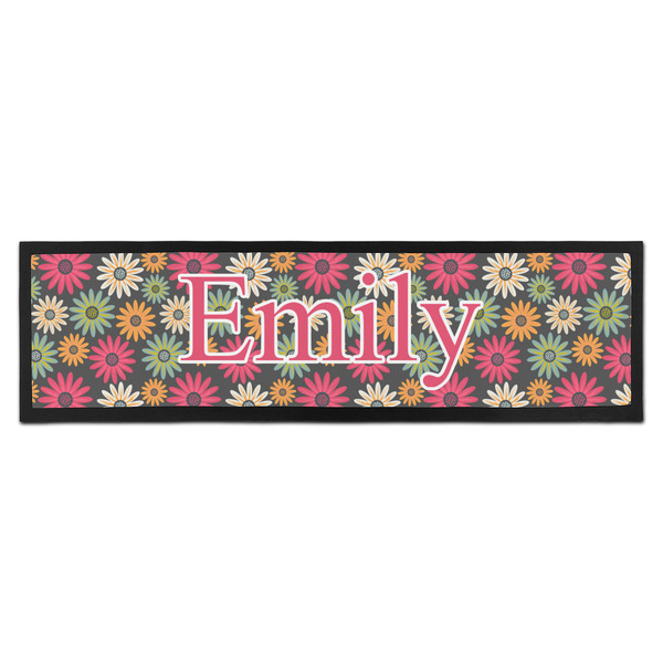 Custom Daisies Bar Mat - Large (Personalized)
