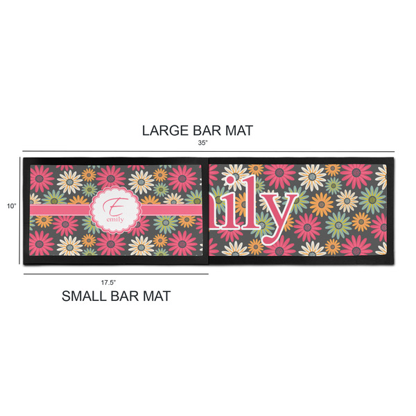 Daisies Bar Mats - Sizing Chart