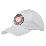 Daisies Baseball Cap - White (Personalized)