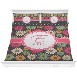 Daisies Comforter Set - King (Personalized)