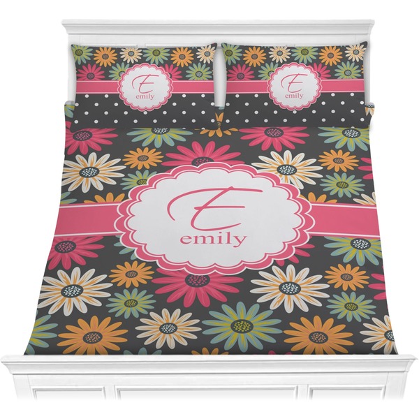 Custom Daisies Comforter Set - Full / Queen (Personalized)