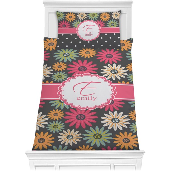 Custom Daisies Comforter Set - Twin XL (Personalized)