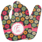 Daisies Baby Bib w/ Name and Initial