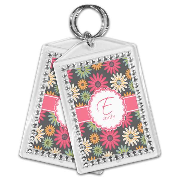 Daisies Bling Keychain - MAIN