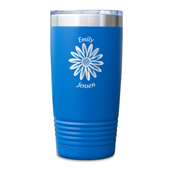 Daisies Blue Polar Camel Tumbler - 20oz - Single Sided - Approval