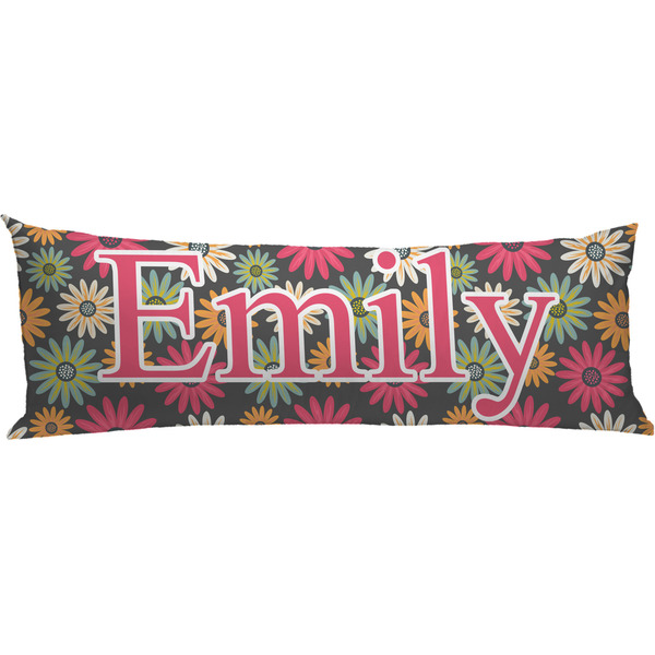 Custom Daisies Body Pillow Case (Personalized)