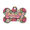 Daisies Bone Shaped Dog ID Tag - Small (Personalized)