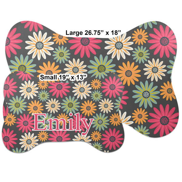 Daisies Bone Shaped Mat Comparison