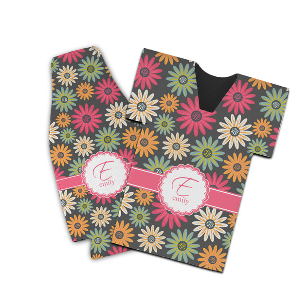 Custom Daisies Bottle Cooler (Personalized)