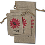 Daisies Burlap Gift Bag (Personalized)