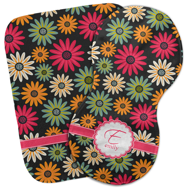 Custom Daisies Burp Cloth (Personalized)