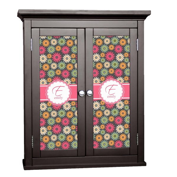 Custom Daisies Cabinet Decal - Large (Personalized)