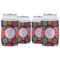 Daisies Can Cooler (12 oz) - Set of 4 w/ Name and Initial