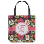 Daisies Canvas Tote Bag - Large - 18"x18" (Personalized)
