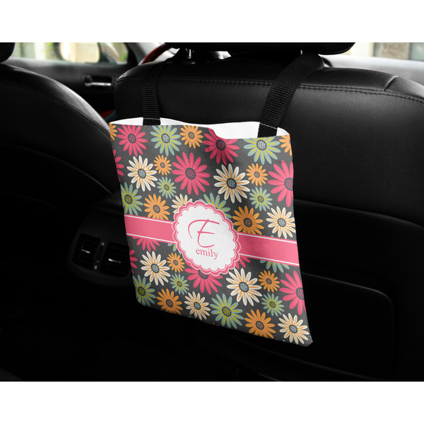 Daisies Car Bag - In Use