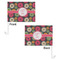 Daisies Car Flag - 11" x 8" - Front & Back View