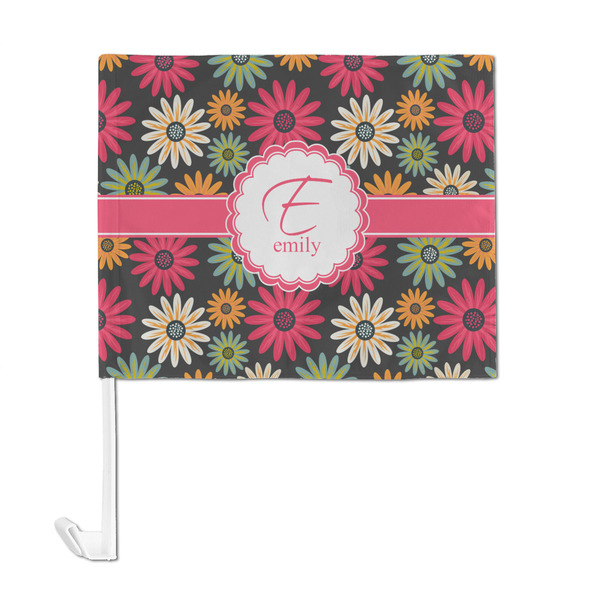 Daisies Car Flag - Large - FRONT