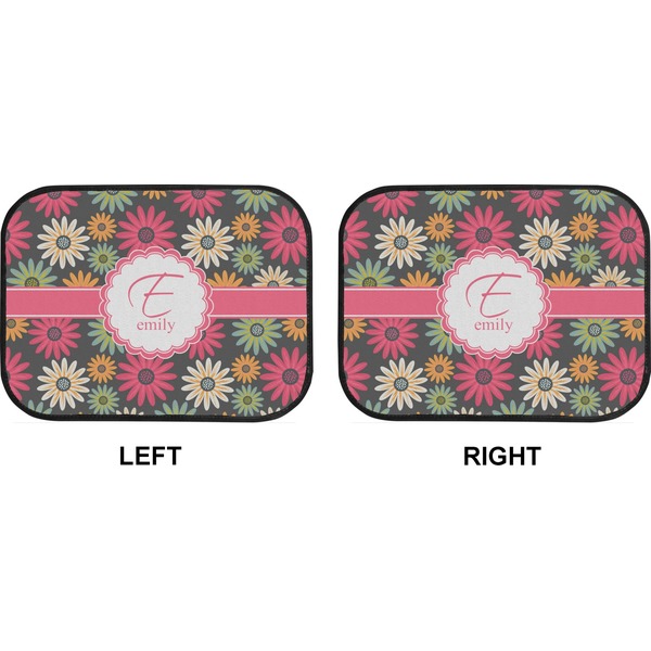 Daisies Car Floor Mats (Back Seat) (Approval)