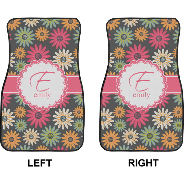Daisies Car Mat Front - Approval