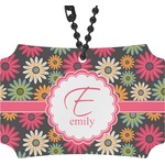 Daisies Rear View Mirror Ornament (Personalized)